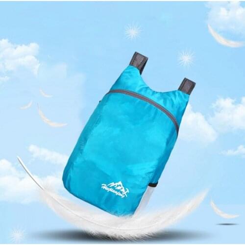 20L Outdoor Foldable Waterproof Backpack Lightweight High Capacity Hiking Camping Travel Daypack Leisure Sport Bags Unisex