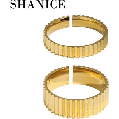 SHANICE Cool Punk S925 sterling silver ring Design Car flower Texture Student Finger Rings Personality Jewelry Cool Punk