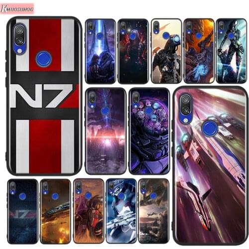 Silicone Cover N7 Mass Effect For Xiaomi Redmi 9A 9C Note 9 9S Pro Max 8T 8 7 6 5 Pro 5A 4X 4 Prime Phone Case