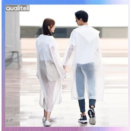 MIJIA Raincoat and Waterproof Hooded EVA Rain Jacket Poncho Outside Hiking Rainwear Uniform code Women Men Waterproof Rainwear