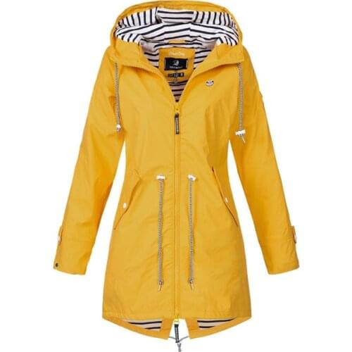 2020 Women Jacket Coat Waterproof Rain Jacket Outdoor Hiking Clothes Lightweight Hoooded Raincoat Womens Raincoat Plus Size