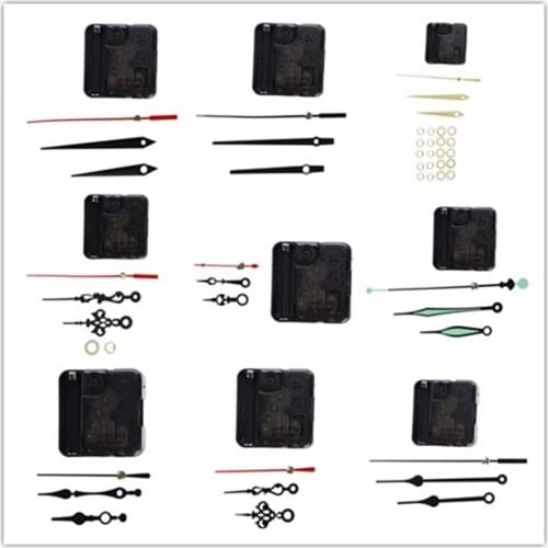 1 Set Hanging DIY Quartz Watch Silent Wall Clock Movement Quartz Repair Movement Clock Mechanism Parts With Needles