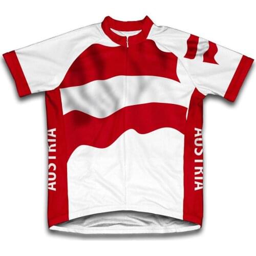 2021 AUSTRIA More Style Men classic cycling team short sleeved bike Road Mountain Clothing Maillot ciclismo outdoor bike jersey