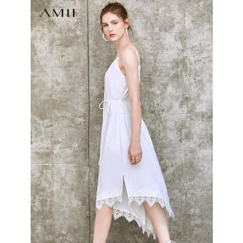 Amii Summer Dresses With Lace
