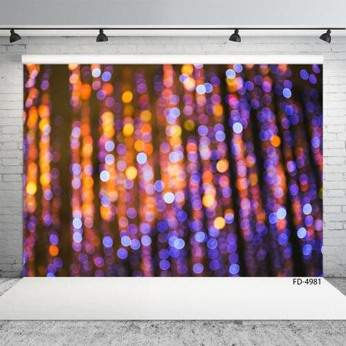 Glitter Flare Bokeh Photographic Backdrop Custom Background for Baby Shower Children Prom Party Photobooth Fond Photo Studio