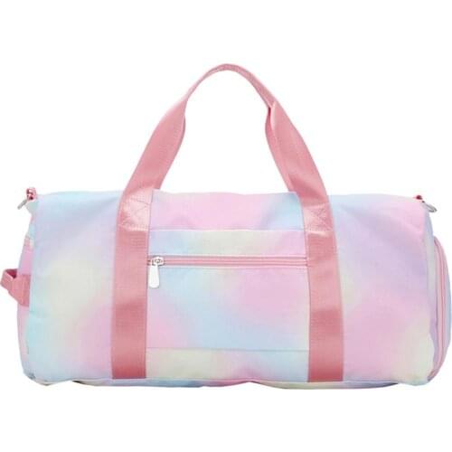 Large Sports Gym Bag Travel Overnight Bag Portable Storage Pack Sports Gym Bag With Adjustable Detachable Strap 42x21x23cm