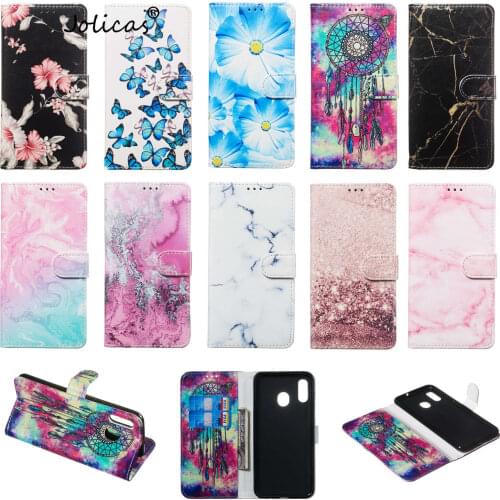 Cases For capa Samsung S10 Plus PU Leather Flip Case Samsung Galaxy A20E A30 A40 A50 A60 A70 A750 A9 2018 S10 5G Lite A10 A20