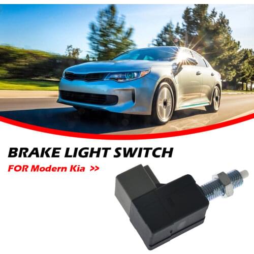 Black Brake Stop Light Lamp Switch 4-Pin for Hyundai Kia 1989-2017 93810-3K000938103K000 Car Interior Replacement Accessories
