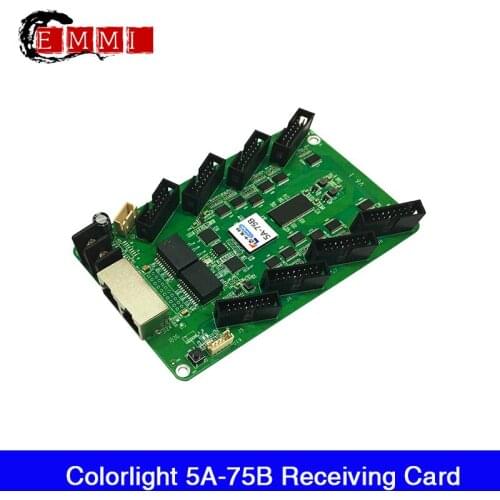 Free shipping Colorlight 5A-75B Receiving Card Integrated HUB75 interface, more convenient with less cost