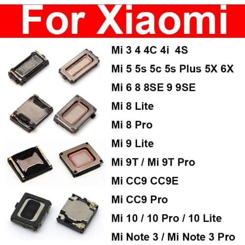 Earpiece Ear Speaker For Xiaomi Note 1 1S 2 2A 2S 3 4 4C 4I 4S 5 5S 5X 6 6X 8 8SE 9 9SE CC9 CC9e Pro Lite Plus Earpieces
