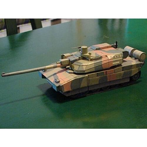 Leclerc Battle Tanks DIY 3 D Paper Model
