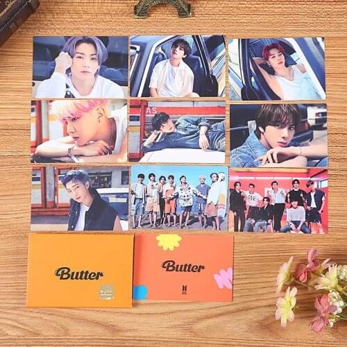 KPOP South Korean Groups Bangtan Boys BUTTER Mini Photocard Memebers Lomo Cards Posters Premium Photos