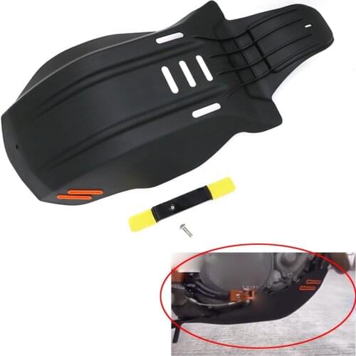 Motocycle Engine Cover Guard Skid Plate Dirt Bike Black For HUSQVARNA FC 250 350 FX 350 450 SXF XCF EXC EXCF XCFW SMR XCW