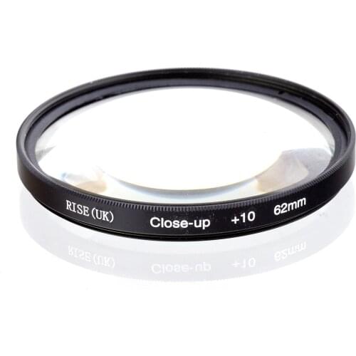 RISE(UK) 62mm Macro Close-Up +10 Close Up Filter for All DSLR digital cameras 62MM LENS