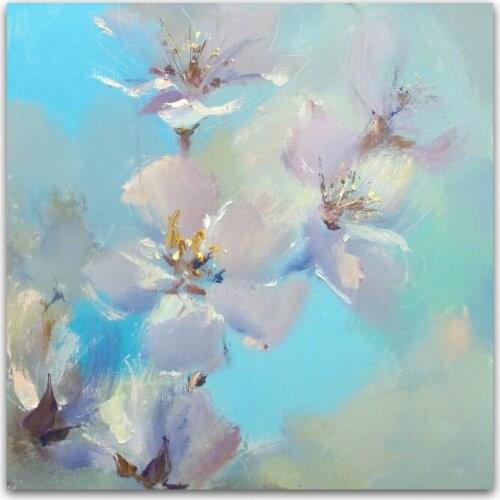 DONGMEI OILPAINTING Hand made oil painting Home decoration painting high quality Modern art flower painting DM15061817