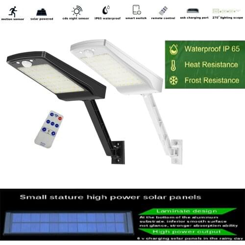 Floating solar lights LED Solar-wall-Lights Garden-street-lamp Outdoor Motion Sensor Security IP65 Waterproof remote control