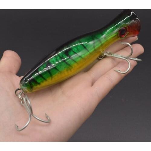 Popper Fishing Lures Bass Wobbler Bait Artificial Hard Topwater Fish Lures Saltwater Fishing Tackle 12.5cm-40g