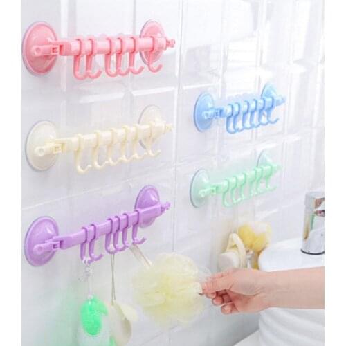 Practical Suction Cup Towel Hanger Kitchen Bathroom Storage Rack Holder Storage Shelf Organizer Wardrobe Hanger Towel Hooks