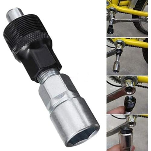 Practical MTB Bicycle Bikes Crank Wheel Extractor Bottom Bracket Cycling Crankset Pedal Remover Repair Tool Silver
