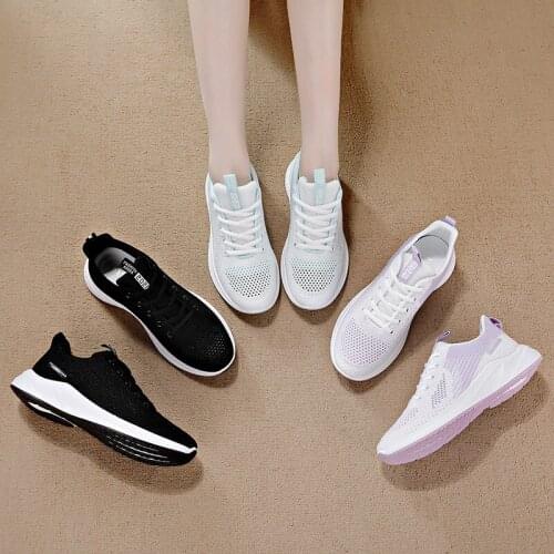 Tennis Shoes Breathable Mesh Lace-up Womens Sports Shoes Casual Outdoor Fitness Shoes Womens Sports Shoes Womens Sports Shoes