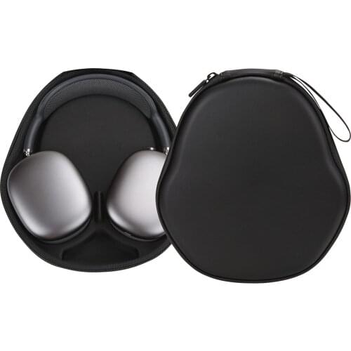 Protective Hard EVA Carrying Smart Case Storage Bag for Apple AirPods Air Pods Max Headphones Supports Sleep Mode With Zipper