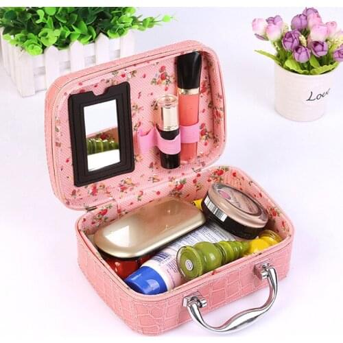Female Professional Cosmetic Bag Travel Toiletry Makeup Bag Women Large Capacity Travel Organizer Suitcase Beautician Makeup Bag
