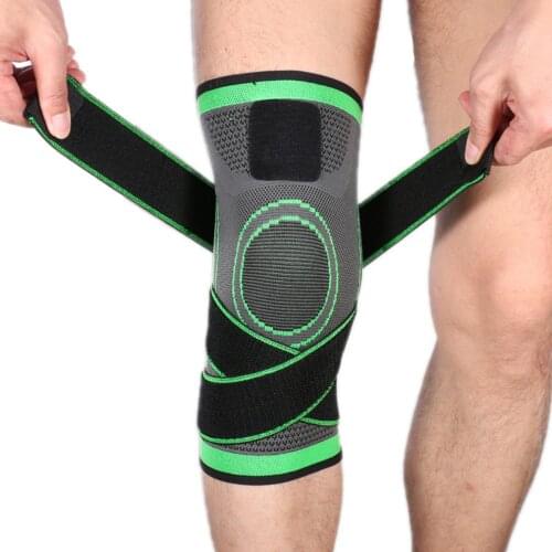 1 Pcs Professional Protective Knee Pad Bandage Pressure Elastic Knee Support Knee Brace Protector For Fitness Sport Running