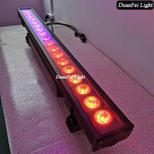 10pcs/lot 18*15w 5in1 led bar outdoor linear washer led rgbwa pixel bar dot lyre led dmx512