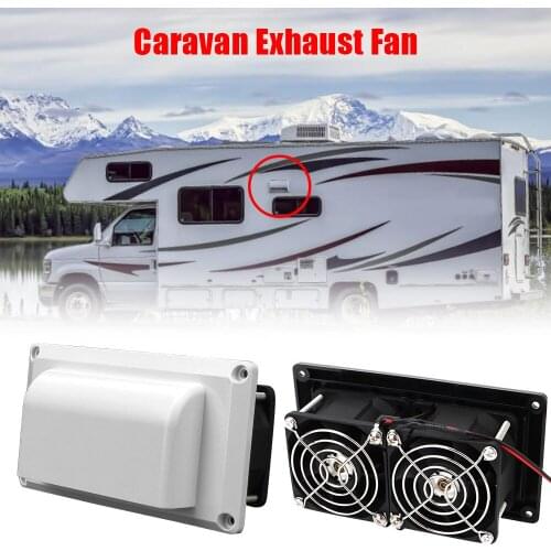 12V 25W Side Air Vent Ventilation Exhaust Fan for Camper Trailer Motorhome Boat Marine Yacht Caravan Car Accessories
