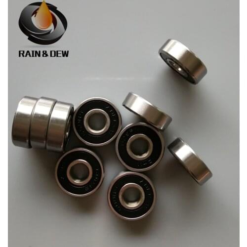 608 2RS Independent 8mm Precision Black Skateboard Bearings 8X22X7mm Inline Skates bearing ABEC-11