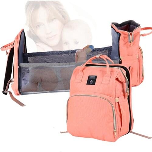 2021Baby Backpack Multi-Function Baby Bags For Mom With Infant Sleeping Bed Large Capacity Heat Preservation Backpack