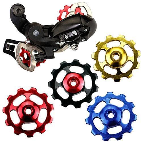 11T Aluminum Alloy MTB Mountain Bike Bicycle Rear Derailleur Pulley Jockey Wheel Road Bike Guide Roller Bicycle Parts New