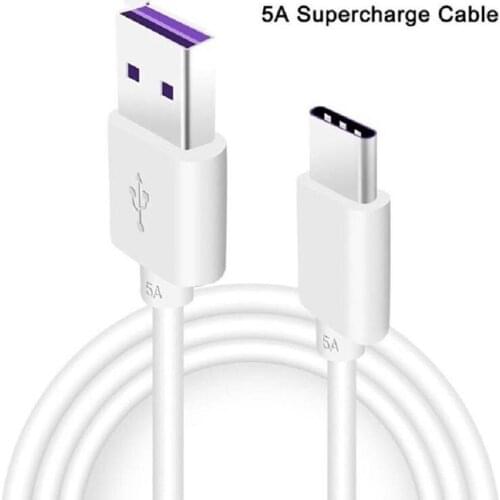 USB type c cable 1m Data transmission line 5A fast Charging Cable Original USB C Charger cable for xiaomi huawei phone