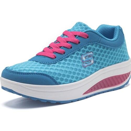 2019 Hot Sale Sports Shoes Woman Tennis Shoes Outdoor Sneakers Women Athletic Walking Jogging Trainers Zapatos Height Increasing