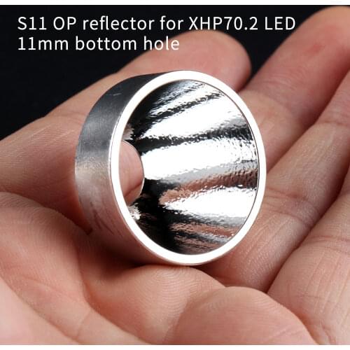 11mm bottom hole, S11 orange peel reflector for XHP70.2
