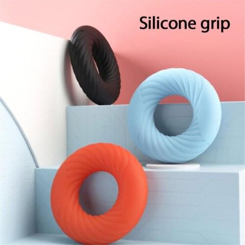 O-shaped grip strength silicone round decompression vent finger training exercise Silicone environmental Hand Grips