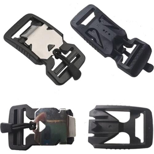 Plastic Adjustable Webbing Buckle Clips Snaps Molle Backpack Travel Kits