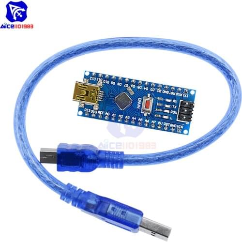 Nano V3.0 3.0 Mini USB Driver ATmega328 ATmega328P 5V 16M Micro Controller Board CH340 For Arduino Usb Cable Replace FT232RL ISP
