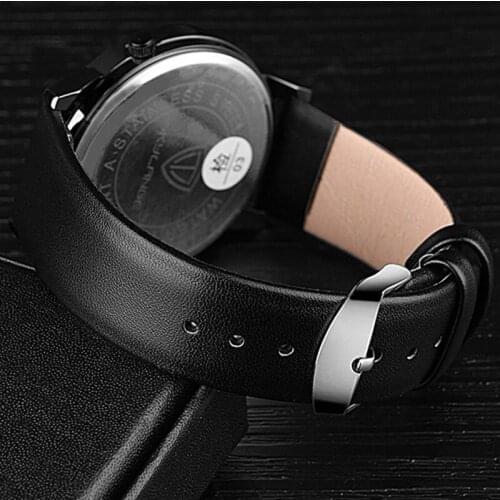 Leather Watch Strap Fashion Cow Leather Watchband Replacement Watches Band For Men Women Bracelet 12/14/16/18/20/22mm Belt Pasek