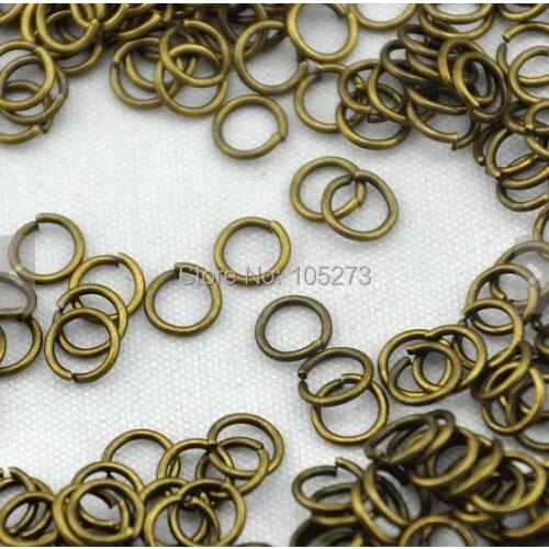 DIY Accessory Jewelry Making - 200PCS Of Antique Bronze Jump Rings 5MM