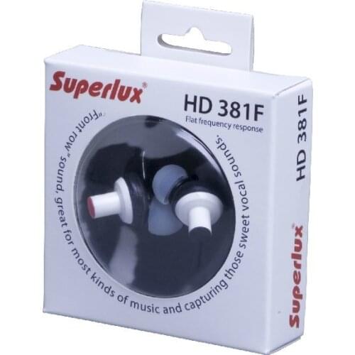 FREE SHIPPING Superlux HD381F Stereo In-ear earphone monitoring earphones MP3 Music Portable Audio earbuds earphone 3.5mm