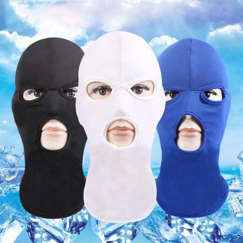 Tactical Military Face Mask Sports Balaclava Headgear Quick Dry Beanies Windproof Cap Motorcycle Helmet 3 Hole Hat