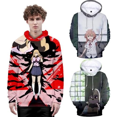 Anime Gleipnir Cosplay Hoodies Shuichi Kagaya 3D Pringting Long Sleeve Hooded Coats Jackets Tops Sweathirts Women Men Spring