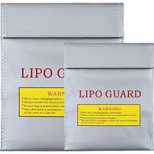180*230mm/230*300mm Fireproof LiPo Battery Safety Bag Safe Guard Charge Sack Remote Control Toys Bag for RC Drone Car Boat Parts