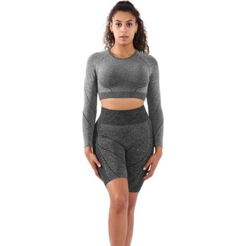 2PCS/Set New Seamless Camo Yoga Set Women Fitness Workout Sport Suit Girls Gym Clothing Yoga Leggings+Sport Bra Femme Sportswear