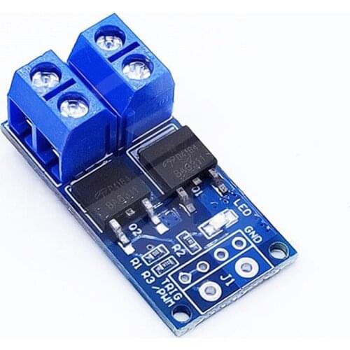 2PCS High-Power MOS Tube Field Effect Tube Trigger Switch Drive Module PWM Adjustment Electronic Switch Control Board