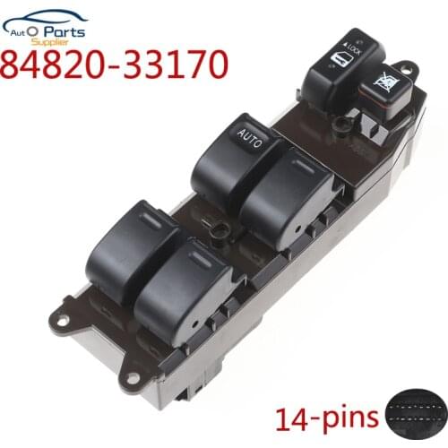 84820-33170 84820-33230 FL Electric Power Window Master Lifter Control Switch Button For Toyota XA Camry Prado Vios Scion XA XB