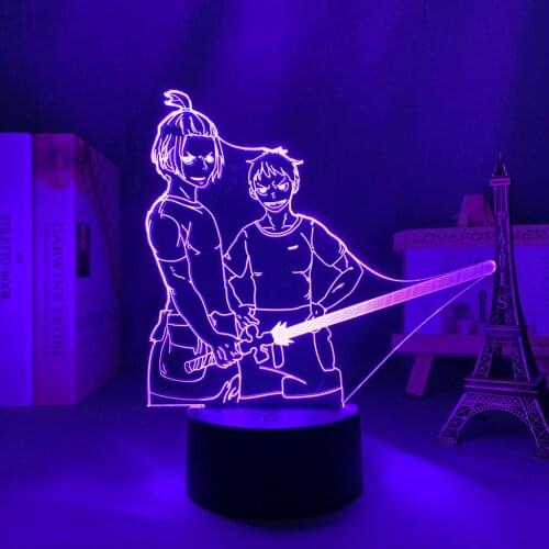 Anime 3d Lamp Fire Force for Bedroom Decor Nightlight Kids Birthday Gift Manga Gadget Fire Force Led Night Light Bedside