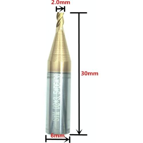 Free Shipping D749946ZB 2.0mm Carbide End Milling Cutter 12L Drill for SILCA FUTURA Key Cutting Machines
