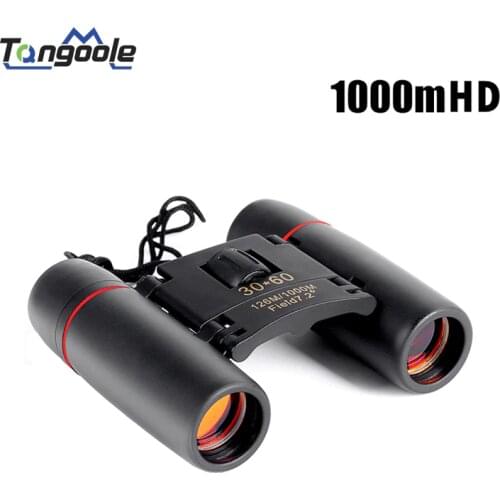 Zoom Telescope 30x60 Folding Binoculars with Low Light Night Vision for outdoor bird watching travelling hunting camping 1000m